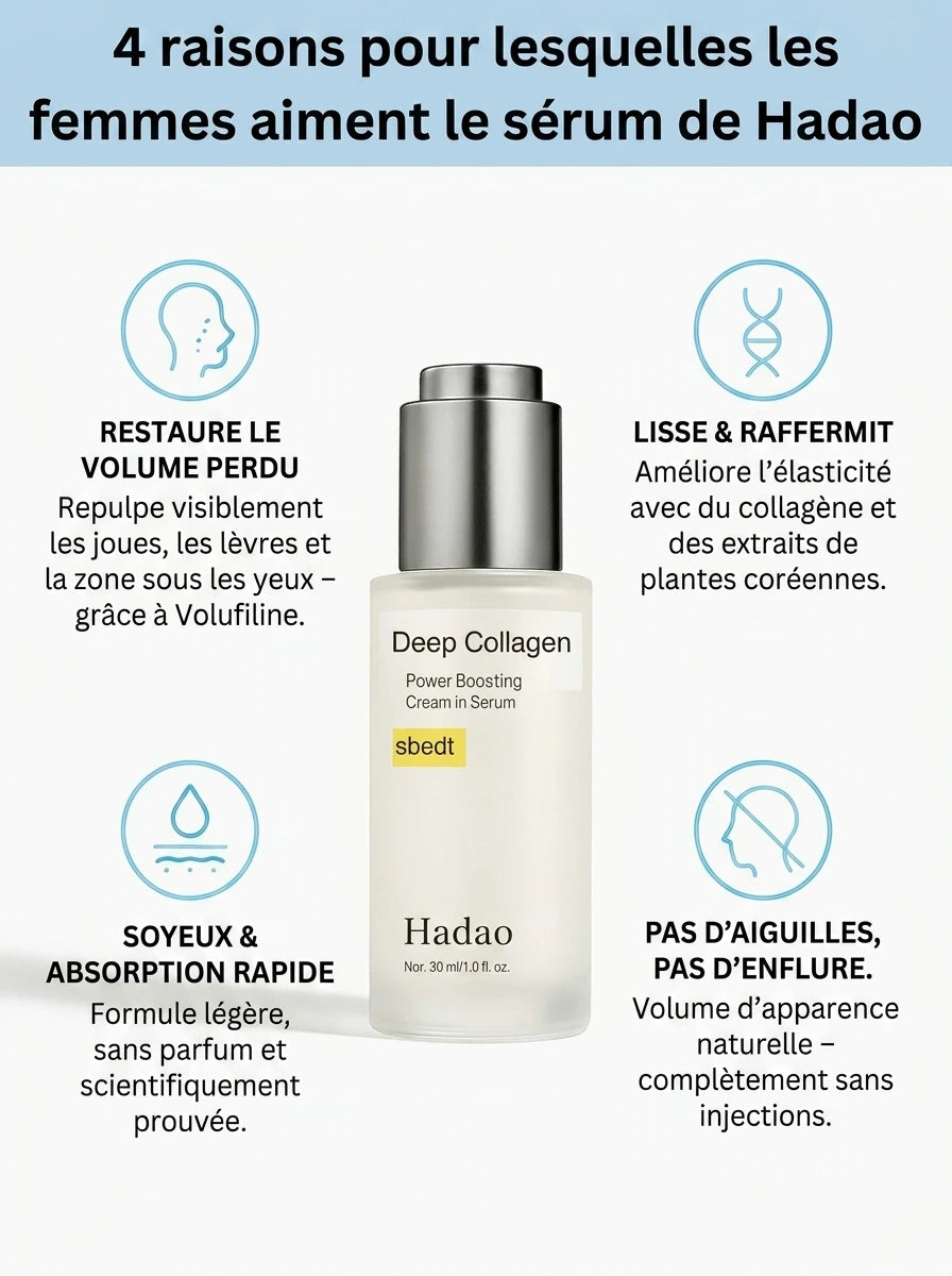 Sérum coréen au collagène pour peaux matures