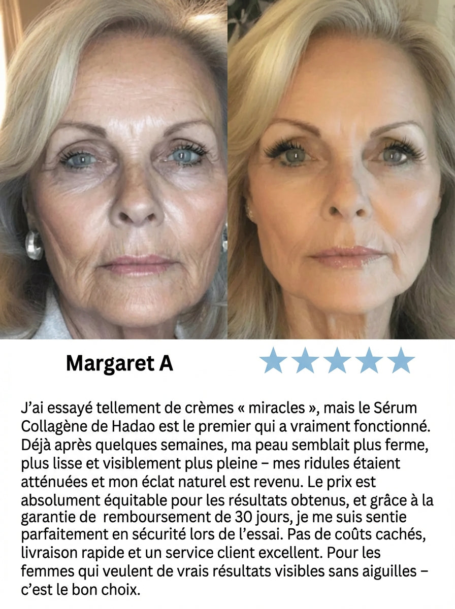 Sérum coréen au collagène pour peaux matures